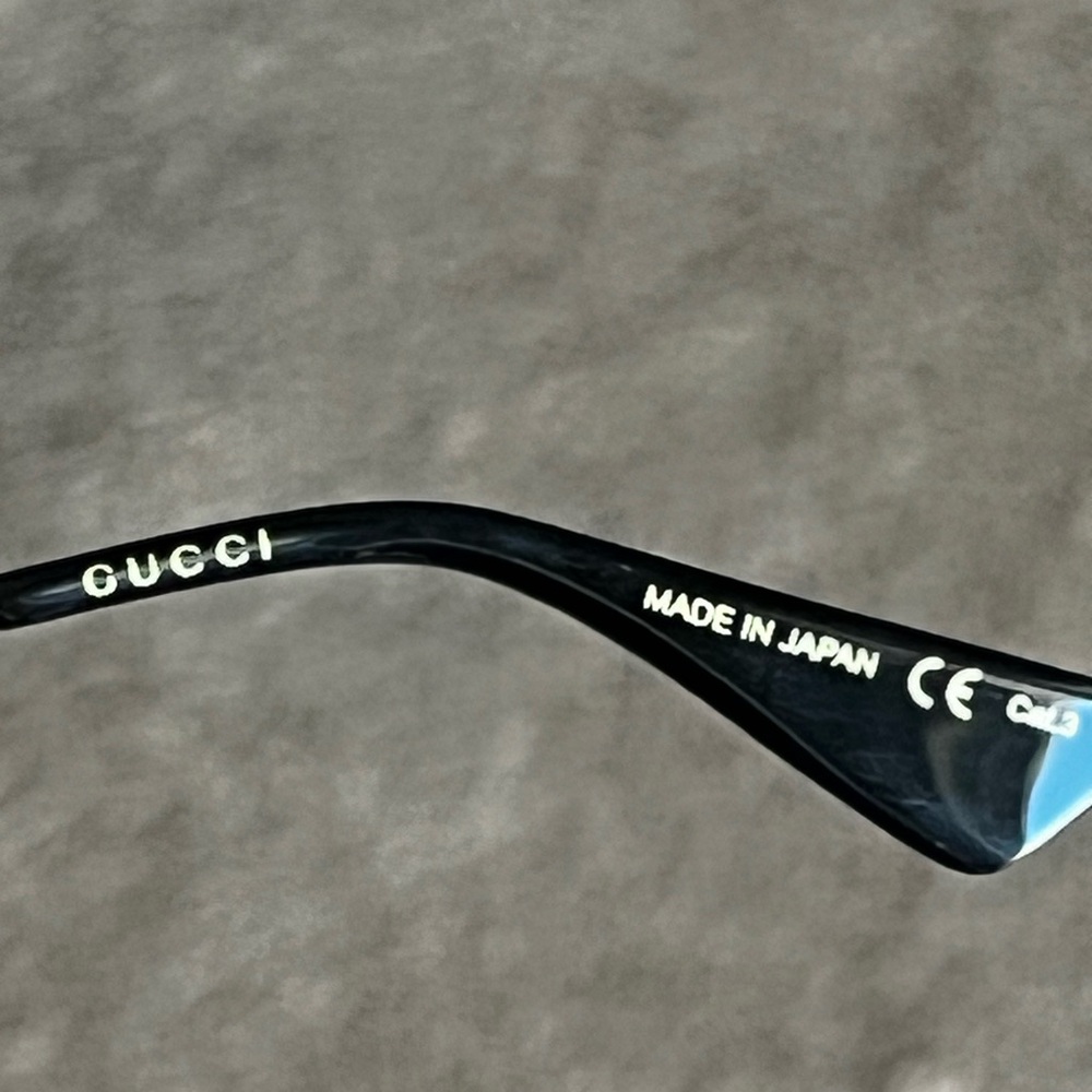 Gucci Black mirrored aviator Sunglasses - Picture 4 of 7